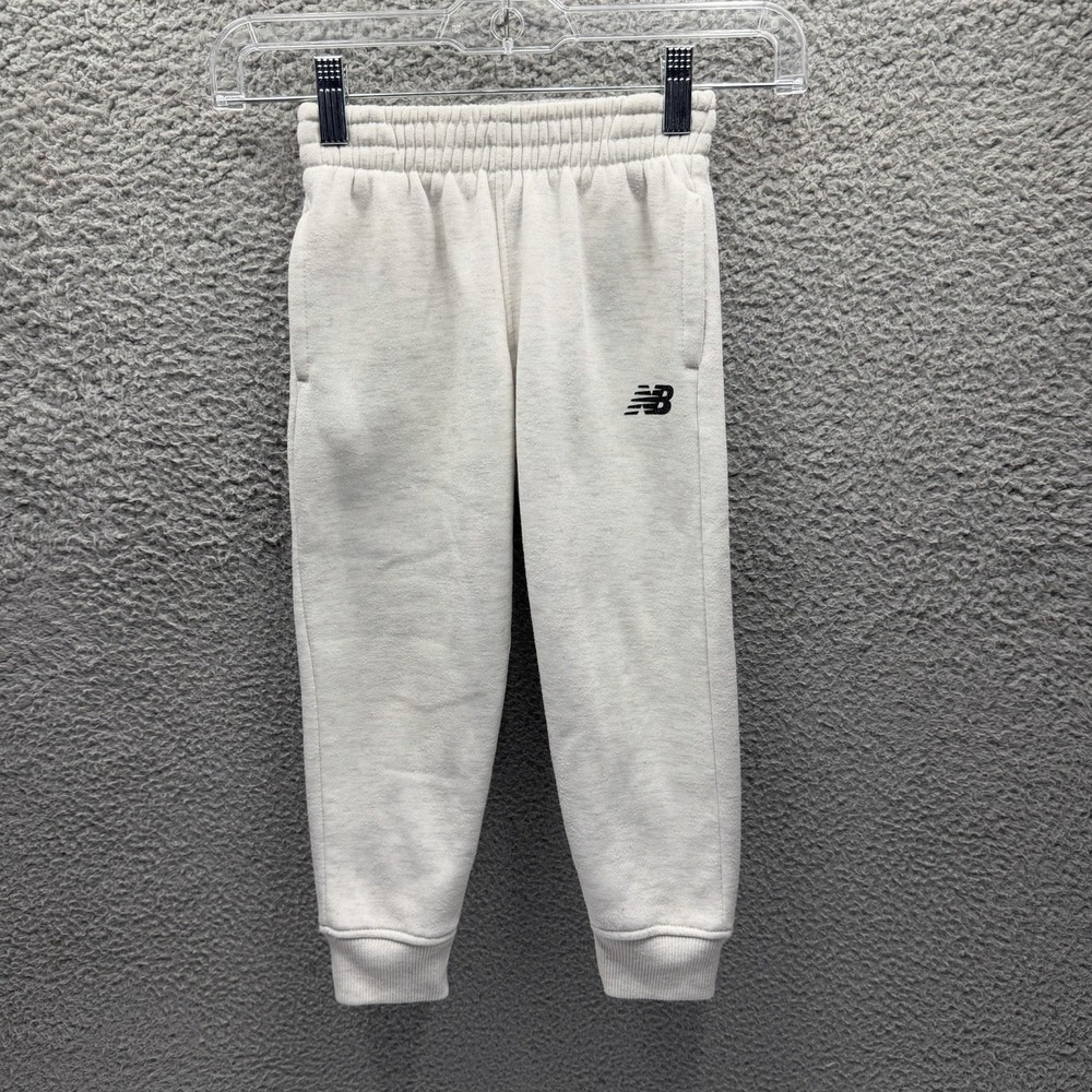 New Balance Sweatpants Boys Size 4 Beige New Balance Jogger Sweatpants Size 4